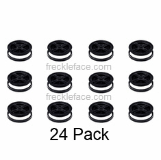 24 Pack Gamma Seal, Black Complete Including Lids, Adapter Rings, and Gaskets