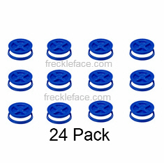 24 Pack Gamma Seal, Blue Complete Including Lids, Adapter Rings, and Gaskets