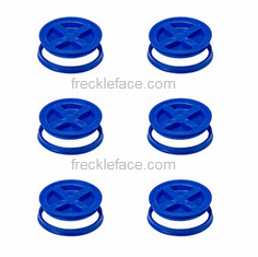 6 Pack Gamma Seal, BlueComplete Including Lids, Adapter Rings, and Gaskets