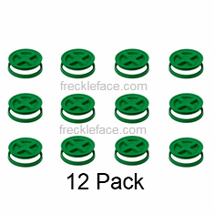 12 Pack Gamma Seal, Green Complete Including Lids, Adapter Rings, and Gaskets
