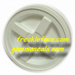 SHIPPING INCLUDED 7 Pack Gamma Seal, WhiteComplete Including Lids, Adapter Rings, and Gaskets