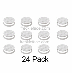 24 Pack Gamma Seal, White Complete Including Lids, Adapter Rings, and Gaskets