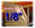 1/8 X 48 X 96 Acrylic Sheet Storm & Contractor 10-Pack MOTOR FREIGHT ONLY. Out of stock.  Take a look at our 1/8 polycarbonate page instead.